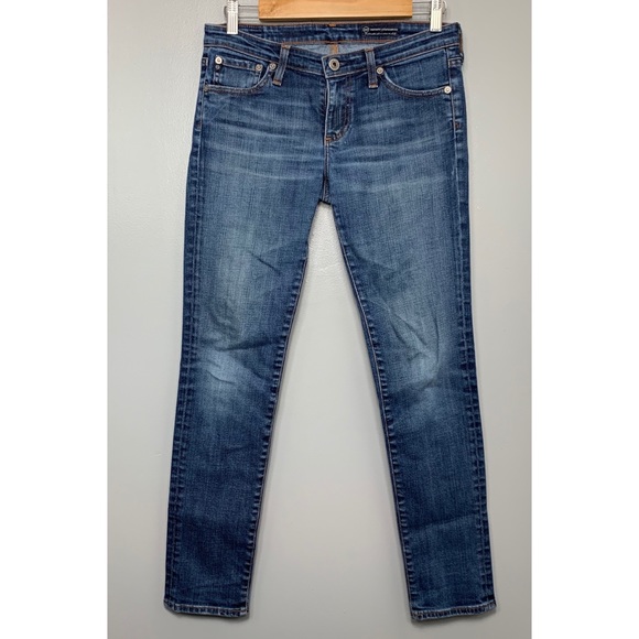 Ag Adriano Goldschmied Denim - AG ADRIANO GOLDSCHMIED Dark Wash Skinny Jeans